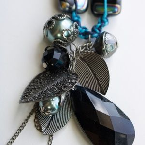 Handmade Charm necklace funky